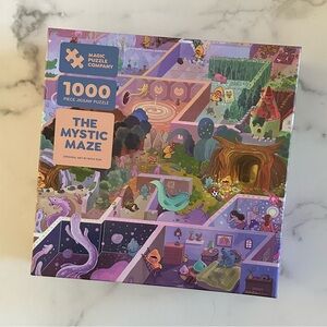 The Mystic Maze 1000-Piece Jigsaw Puzzle with Bonus Logic & Illusions